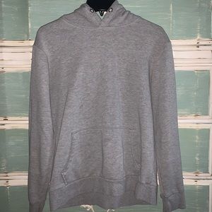 21 MEN Grey Sweater with hood